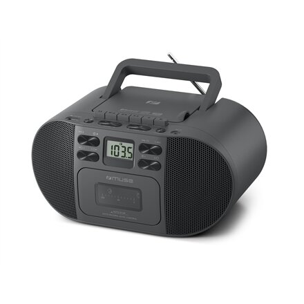 Muse M-188 RDC , Portable radio with Blu-ray CD/MP3 cassette recorder , AUX in