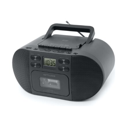 Muse M-188 RDC , Portable radio with Blu-ray CD/MP3 cassette recorder , AUX in