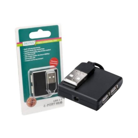 Digitus USB 2.0 Hub, 4-Port , DA-70217