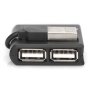 Digitus USB 2.0 Hub, 4-Port , DA-70217