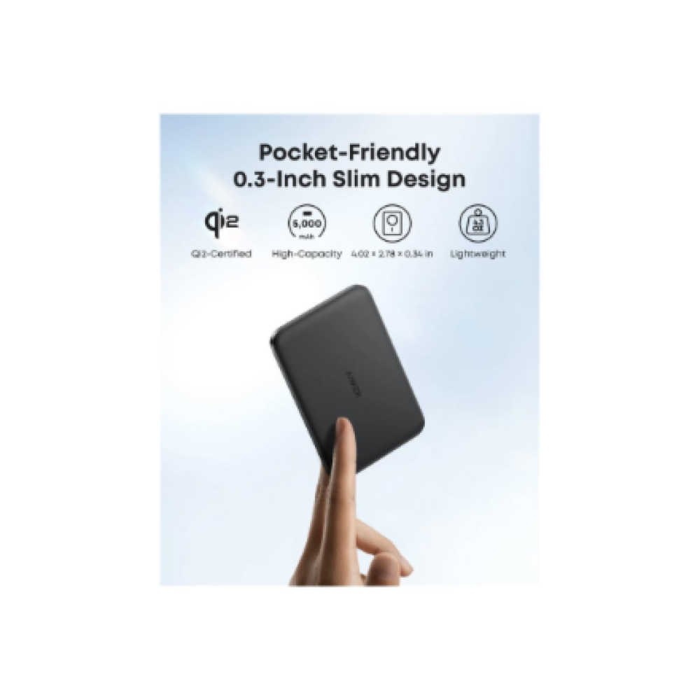 Anker Anker Nano Power Bank (5K, Slim), Black , Anker