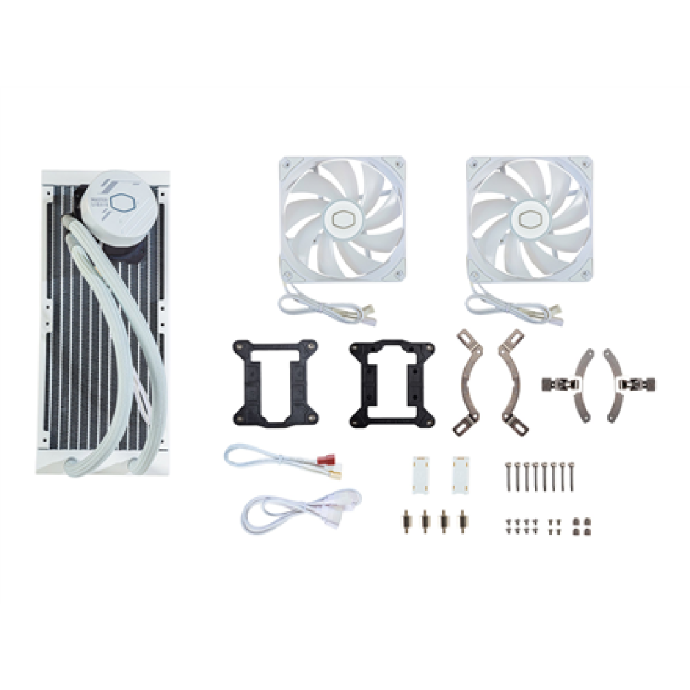 Cooler Master , MASTERLIQUID 240L CORE ARGB White , Cooler