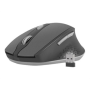 Natec Mouse, Siskin, Silent, Wireless, 2400 DPI, Optical, Black-Grey , Natec , Mouse , Optical , Wireless , Black/Grey , Siskin