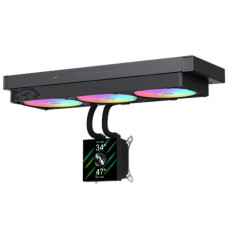Gamemax CPU Liquid Cooler , GLACIER 360 LCD BK , Black