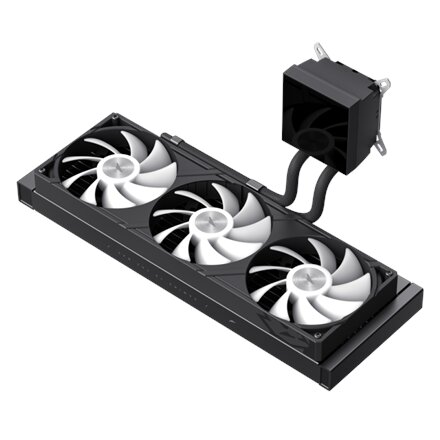 Gamemax CPU Liquid Cooler , GLACIER 360 LCD BK , Black