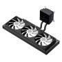 Gamemax CPU Liquid Cooler , GLACIER 360 LCD BK , Black