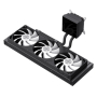 Gamemax CPU Liquid Cooler , GLACIER 360 LCD BK , Black