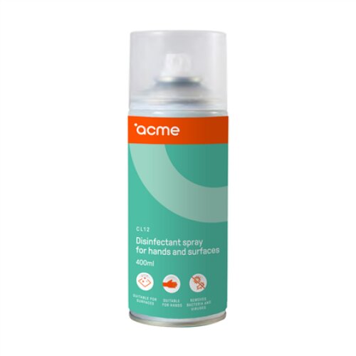 Acme CL12 Disinfectant Cleaning Spray for Hand and Surface, 400 ml