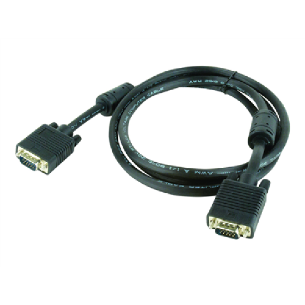 Cablexpert , Black , VGA (D-Sub) , VGA (D-Sub) , VGA to VGA , 1.8 m