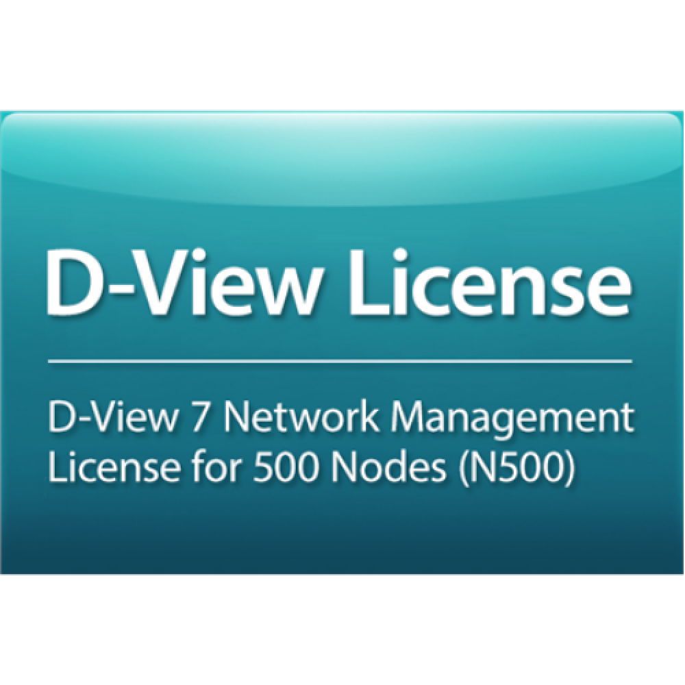 D-Link , License for D-View 7.0. , DV-700-N500-LIC_ , 0 month(s)