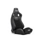 Next Level Racing , ERS4 Elite PU Leather & Suede Edition , Reclining Seat , PU Leather and Suede , Black