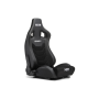 Next Level Racing , PU Leather and Suede , Reclining Seat , ERS4 Elite PU Leather & Suede Edition , Black