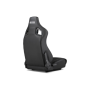 Next Level Racing , PU Leather and Suede , Reclining Seat , ERS4 Elite PU Leather & Suede Edition , Black