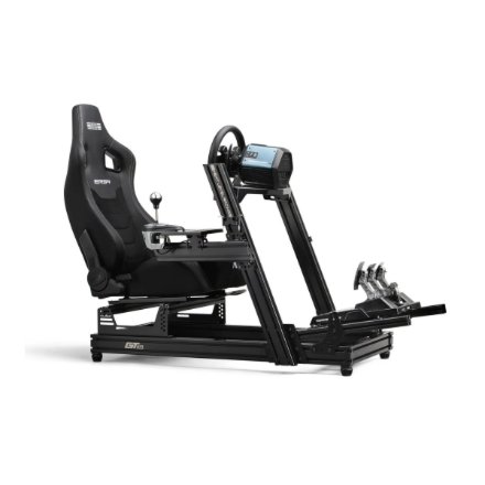 Next Level Racing , ERS4 Elite PU Leather & Suede Edition , Reclining Seat , PU Leather and Suede , Black