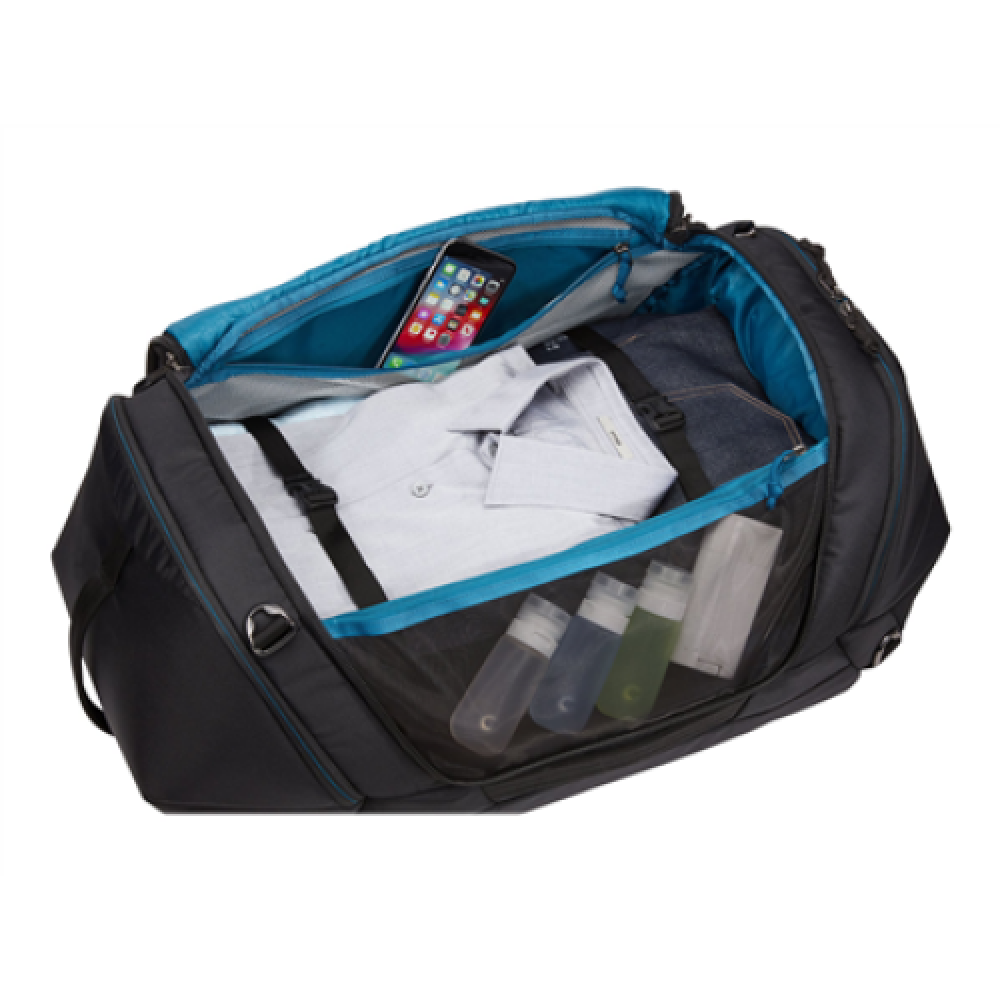 Thule Subterra Weekender Duffel TSWD-360 Tote Black Shoulder strap