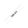 Brother , TZe-211 Laminated Tape , Black on White , TZe , 8 m , 6 cm