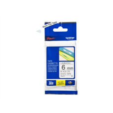 Brother , TZe-211 Laminated Tape , Black on White , TZe , 8 m , 6 cm Brother , TZe-211 Laminated Tape , Black on White , TZe , 8 m , 6 cm