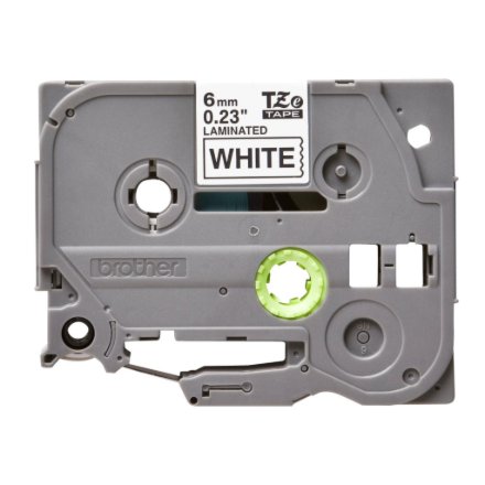 Brother , TZe-211 Laminated Tape , Black on White , TZe , 8 m , 6 cm