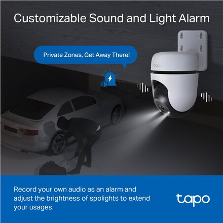 TP-LINK , Pan/Tilt Security Wi-Fi Camera , Tapo C510W , Dome , 3 MP , 3.9mm , IP65 , H.264 , MicroSD, up to 512 GB