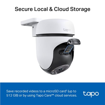 TP-LINK , Pan/Tilt Security Wi-Fi Camera , Tapo C510W , Dome , 3 MP , 3.9mm , IP65 , H.264 , MicroSD, up to 512 GB