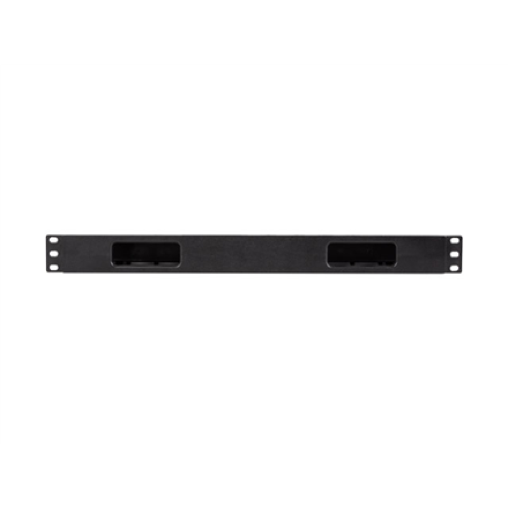 AK-1703-B Lanberg 19 Cable managmement 1U, Type A, Plastic , AK-1703-B , Black