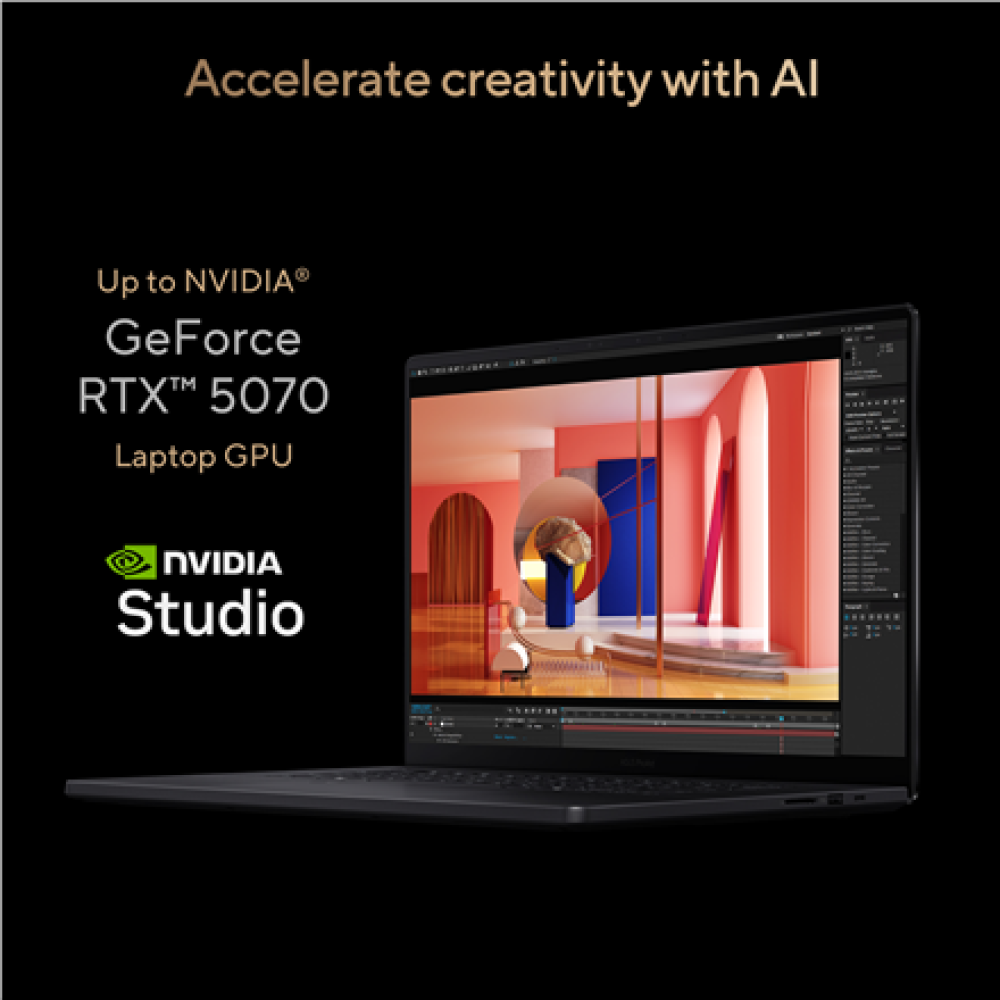 Asus ProArt P16 H7606WP-SR231X , Nano Black , 16 , OLED , Touchscreen , 3K , 2880 x 1800 pixels , 120 Hz , Glossy , AMD Ryzen AI 9 , HX 370 , 64 GB , LPDDR5X , Solid-state drive capacity 2000 GB , NVIDIA GeForce RTX 5070 , GDDR7 , 8 GB , Windows 11 Pro , 