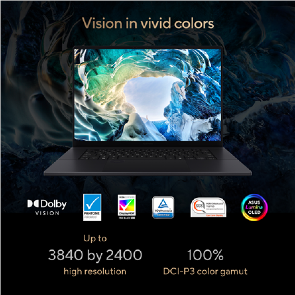 Asus ProArt P16 H7606WP-SR231X , Nano Black , 16 , OLED , Touchscreen , 3K , 2880 x 1800 pixels , 120 Hz , Glossy , AMD Ryzen AI 9 , HX 370 , 64 GB , LPDDR5X , Solid-state drive capacity 2000 GB , NVIDIA GeForce RTX 5070 , GDDR7 , 8 GB , Windows 11 Pro , 