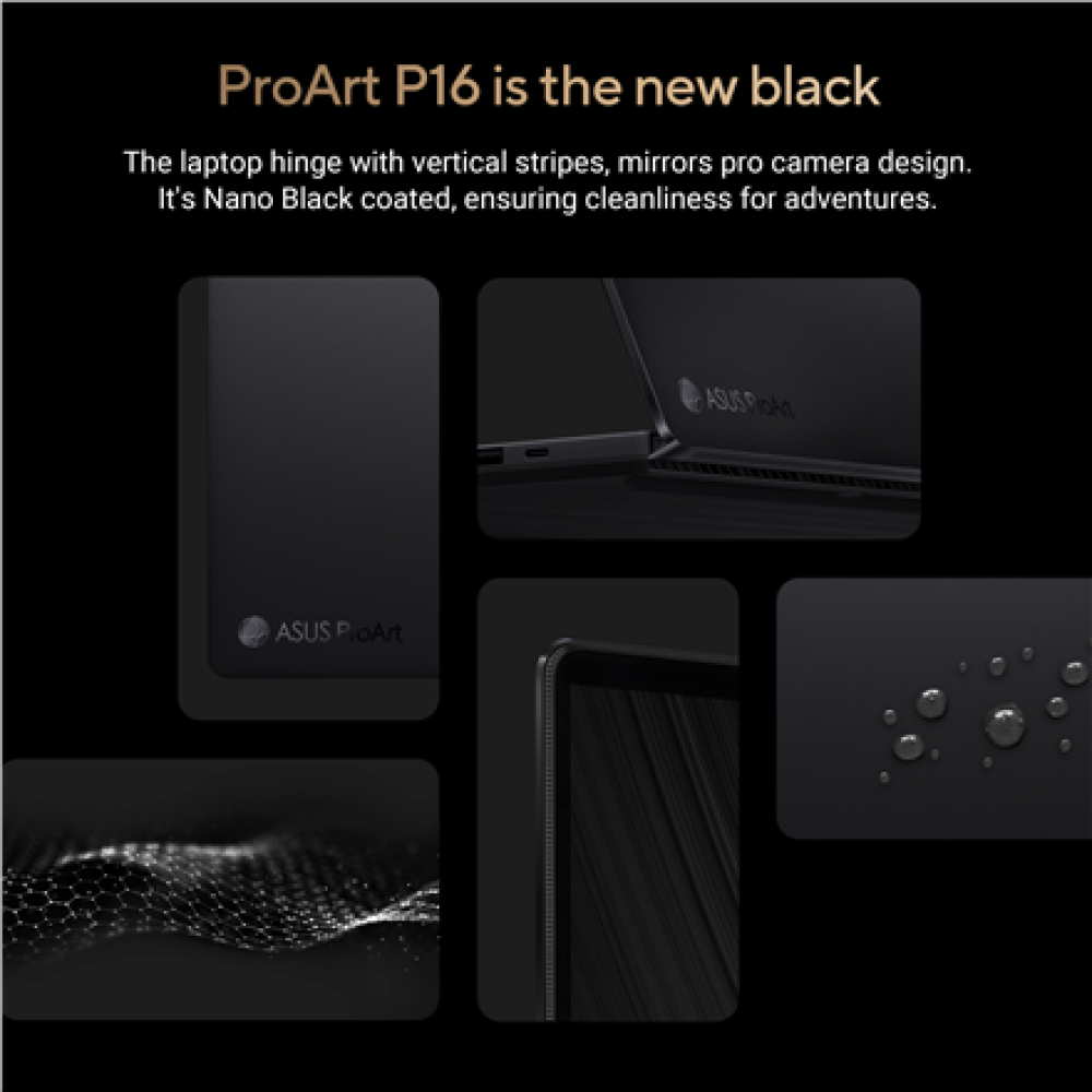 Asus ProArt P16 H7606WP-SR231X , Nano Black , 16 , OLED , Touchscreen , 3K , 2880 x 1800 pixels , 120 Hz , Glossy , AMD Ryzen AI 9 , HX 370 , 64 GB , LPDDR5X , Solid-state drive capacity 2000 GB , NVIDIA GeForce RTX 5070 , GDDR7 , 8 GB , Windows 11 Pro , 