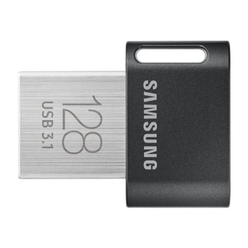 Samsung , FIT Plus , MUF-128AB/APC , 128 GB , USB 3.1 , Black/Silver