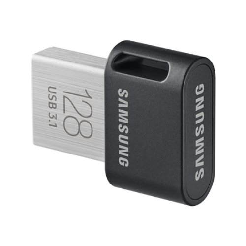 Samsung , FIT Plus , MUF-128AB/APC , 128 GB , USB 3.1 , Black/Silver