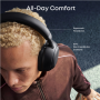 Anker Soundcore Space 2 , Headphones , Over-ear , Microphone , Jet Black , Noise canceling