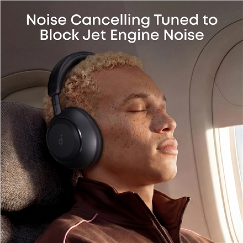 Anker Soundcore Space 2 , Headphones , Over-ear , Microphone , Jet Black , Noise canceling