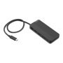 Lenovo , USB-C Dual Display Travel Dock w/o Adapter , 40B90000WW , Ethernet LAN (RJ-45) ports 1 , USB 3.0 (3.1 Gen 1) ports quantity 1 x USB-A 10 Gbps, 2 x USB-C 10 Gbps , HDMI ports quantity 1 , 65 W , Warranty 36 month(s)