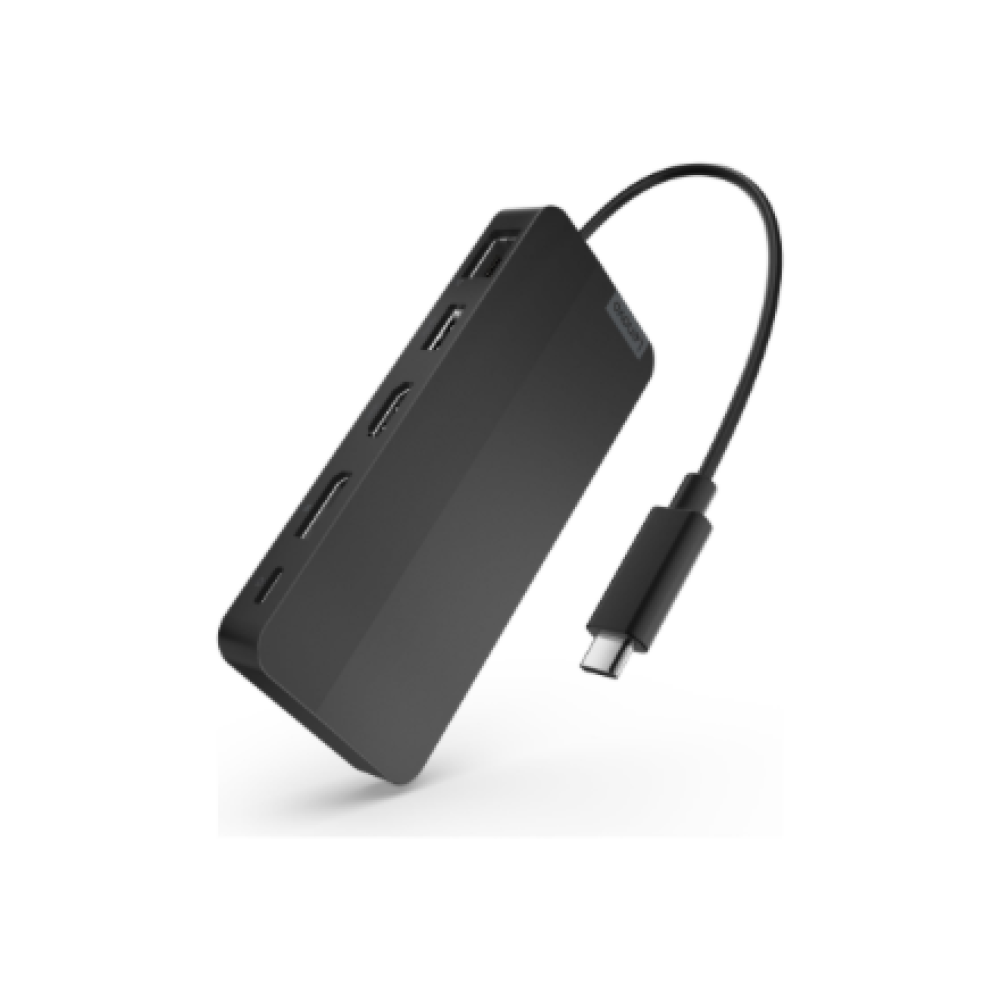 Lenovo , USB-C Dual Display Travel Dock w/o Adapter , 40B90000WW , Ethernet LAN (RJ-45) ports 1 , USB 3.0 (3.1 Gen 1) ports quantity 1 x USB-A 10 Gbps, 2 x USB-C 10 Gbps , HDMI ports quantity 1 , 65 W , Warranty 36 month(s)