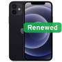 Apple Renewed Grade C , Apple iPhone 12 , Black , 6.1 , Super Retina XDR , A14 Bionic , 4 GB , 64 GB , iOS , N