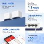 Mercusys , AC1900 Whole Home Mesh Wi-Fi System , Halo H50G (2-Pack) , 802.11ac , 600+1300 Mbit/s , Mesh Support Yes , MU-MiMO Yes , No mobile broadband