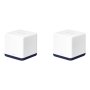 Mercusys , AC1900 Whole Home Mesh Wi-Fi System , Halo H50G (2-Pack) , 802.11ac , 600+1300 Mbit/s , Mesh Support Yes , MU-MiMO Yes , No mobile broadband