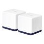Mercusys , AC1900 Whole Home Mesh Wi-Fi System , Halo H50G (2-Pack) , 802.11ac , 600+1300 Mbit/s , Mesh Support Yes , MU-MiMO Yes , No mobile broadband