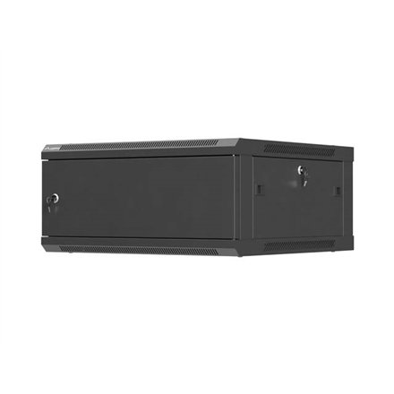 Lanberg Wall mounted installation cabinet 19 4U 600X600 , WF01-6604-00B , Black