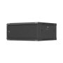 Lanberg Wall mounted installation cabinet 19 4U 600X600 , WF01-6604-00B , Black