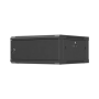Lanberg Wall mounted installation cabinet 19 4U 600X600 , WF01-6604-00B , Black