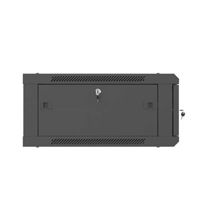 Lanberg Wall mounted installation cabinet 19 4U 600X600 , WF01-6604-00B , Black