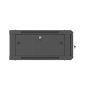 Lanberg Wall mounted installation cabinet 19 4U 600X600 , WF01-6604-00B , Black
