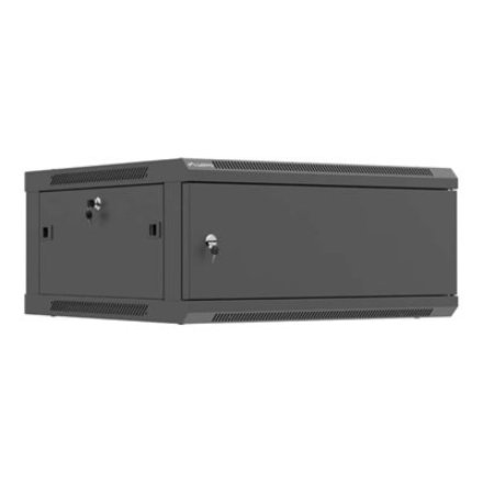 Lanberg Wall mounted installation cabinet 19 4U 600X600 , WF01-6604-00B , Black