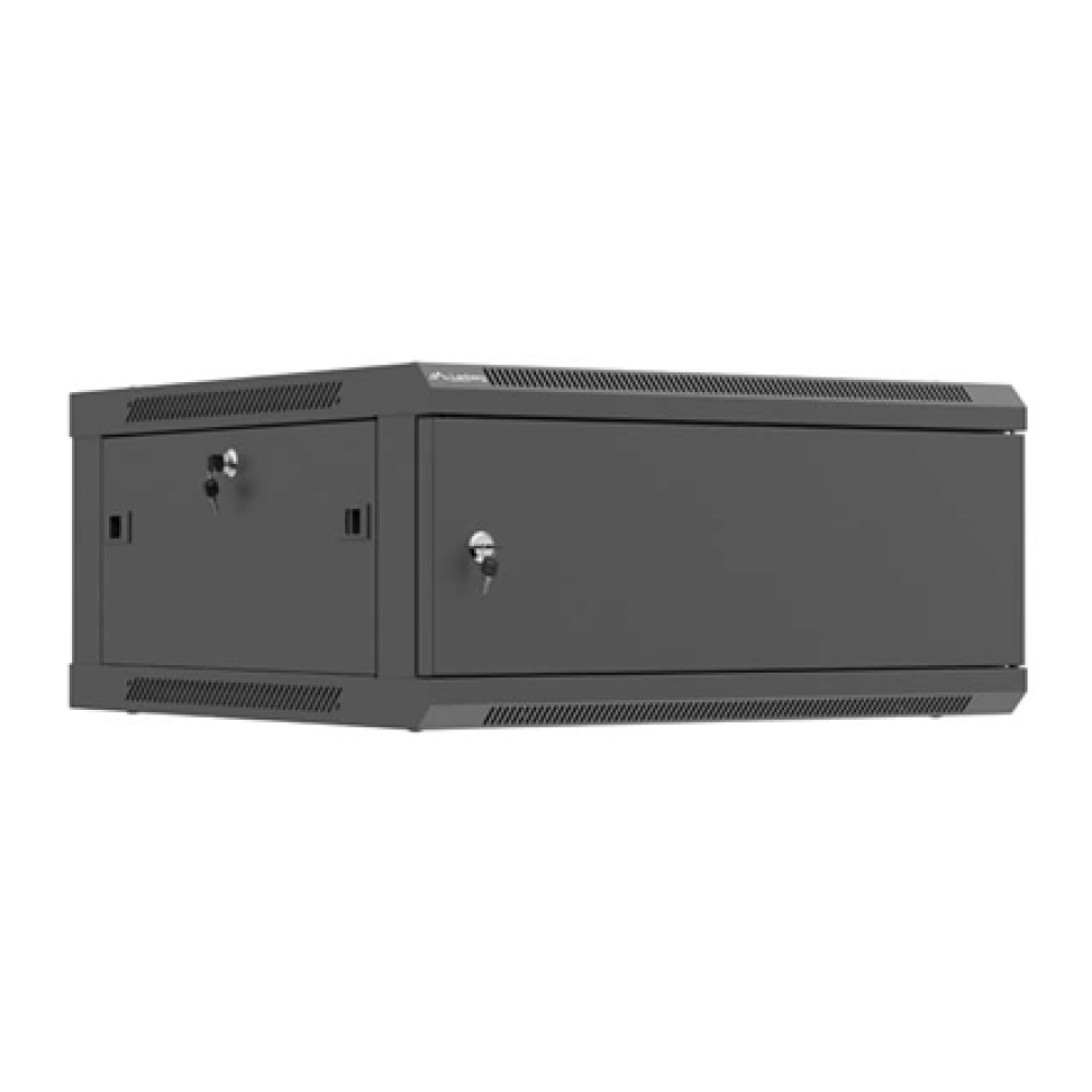 Lanberg Wall mounted installation cabinet 19 4U 600X600 , WF01-6604-00B , Black