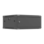 Lanberg Wall mounted installation cabinet 19 4U 600X600 , WF01-6604-00B , Black