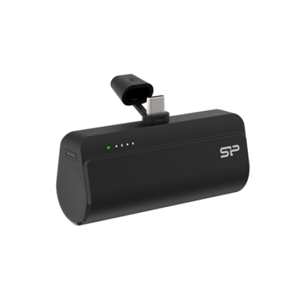 Silicon Power Power Bank , QD50 , 5000 mAh , USB-C , Black