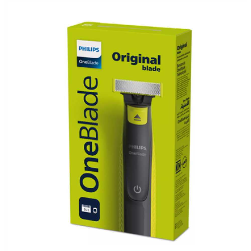 Philips , Shaver/Trimmer, Face , QP2724/20 OneBlade , Operating time (max) 45 min , Wet & Dry , NiMH , Gray/Green