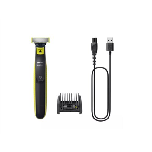Philips , Shaver/Trimmer, Face , QP2724/20 OneBlade , Operating time (max) 45 min , Wet & Dry , NiMH , Gray/Green