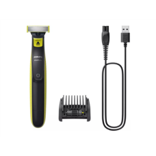 Philips , Shaver/Trimmer, Face , QP2724/20 OneBlade , Operating time (max) 45 min , Wet & Dry , NiMH , Gray/Green